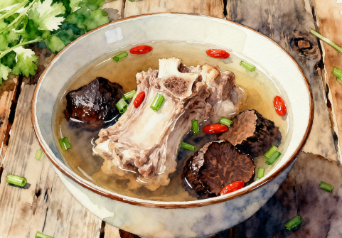 猪脊骨何首乌汤