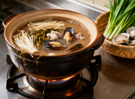 金针菜淡菜蚌肉汤 金针菜淡菜蚌肉汤