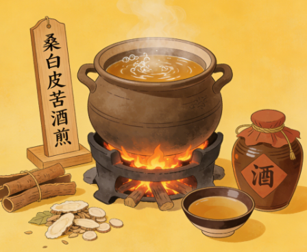 桑白皮苦酒煎 桑白皮苦酒煎