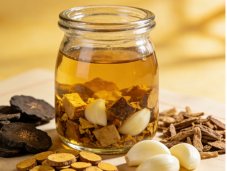 川乌黄药子大蒜汁