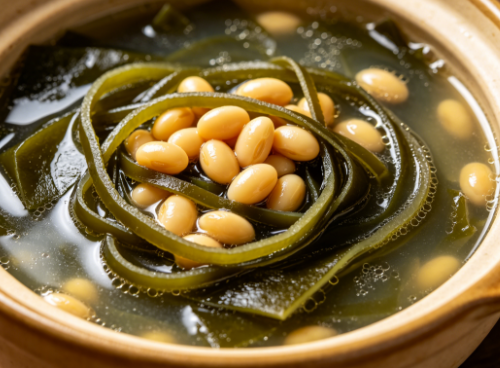 昆布海藻煲黄豆
