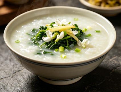 马齿苋槐花粥